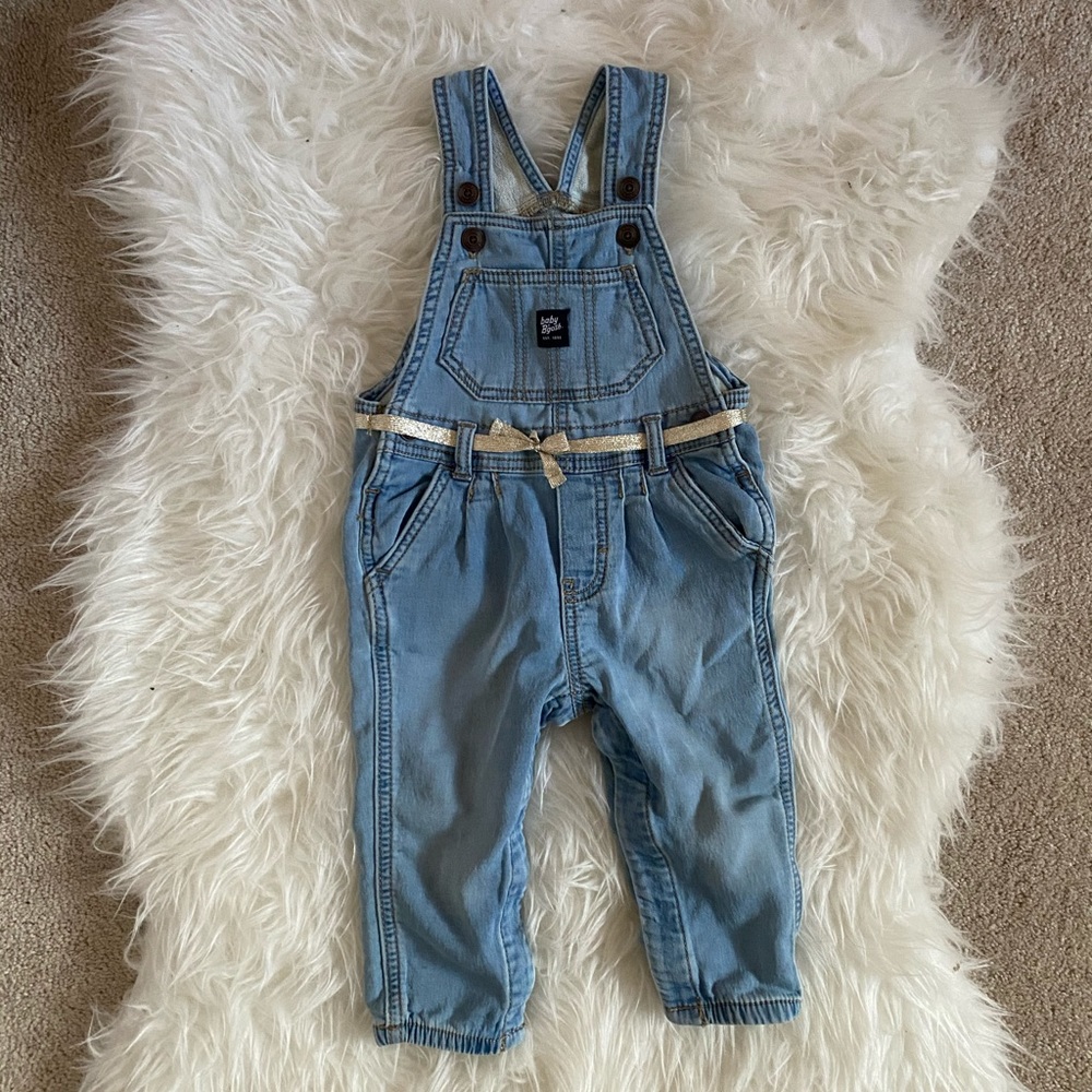Baby B’gosh light denim overalls